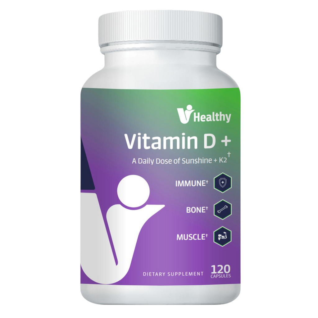 Vitamin D + K2 (120 capsules) image 0