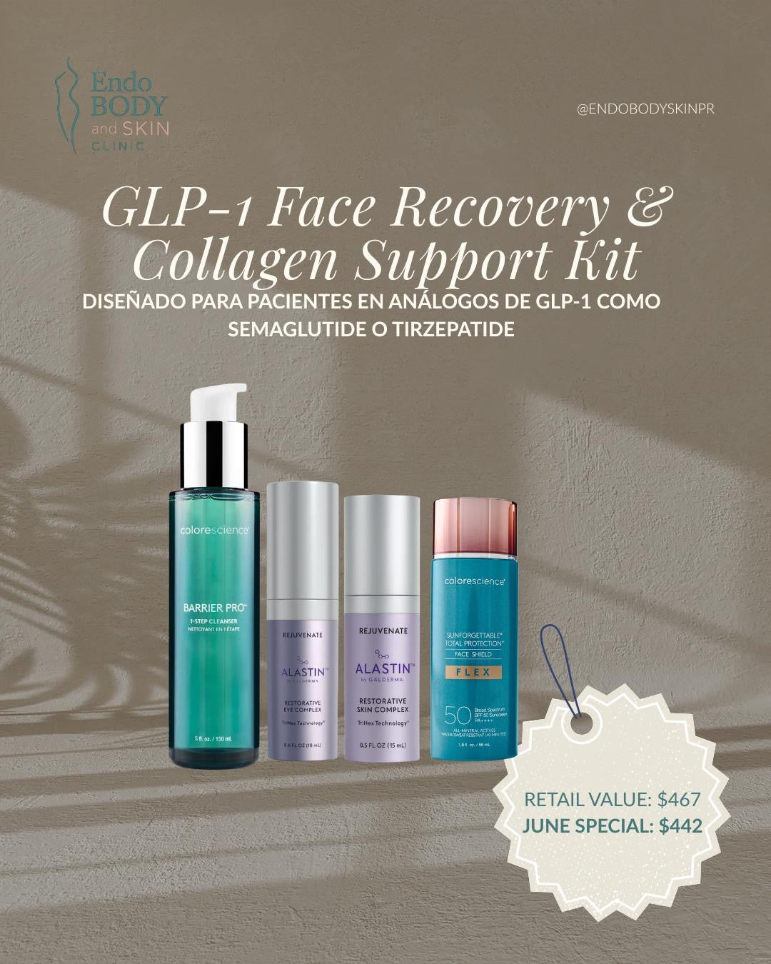 GLP-1 Face Recovery & Collagen Support Bundle