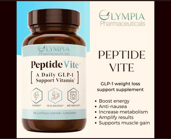 PeptideVite™(60 cápsulas)-La vitamina diaria #1 de apoyo para agonistas de GLP-1 image 1