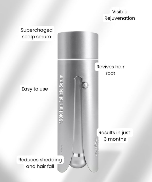 DefenAge® 150K Hair Follicle Serum + Dispenser | 1-Month Supply