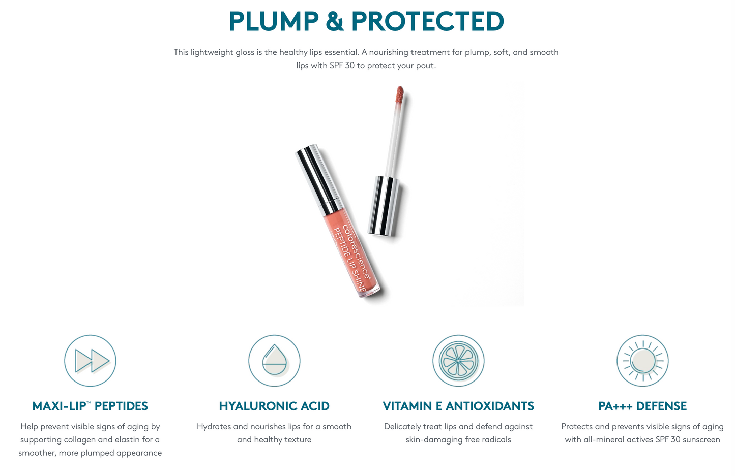 Peptide Lip Shine SPF 30